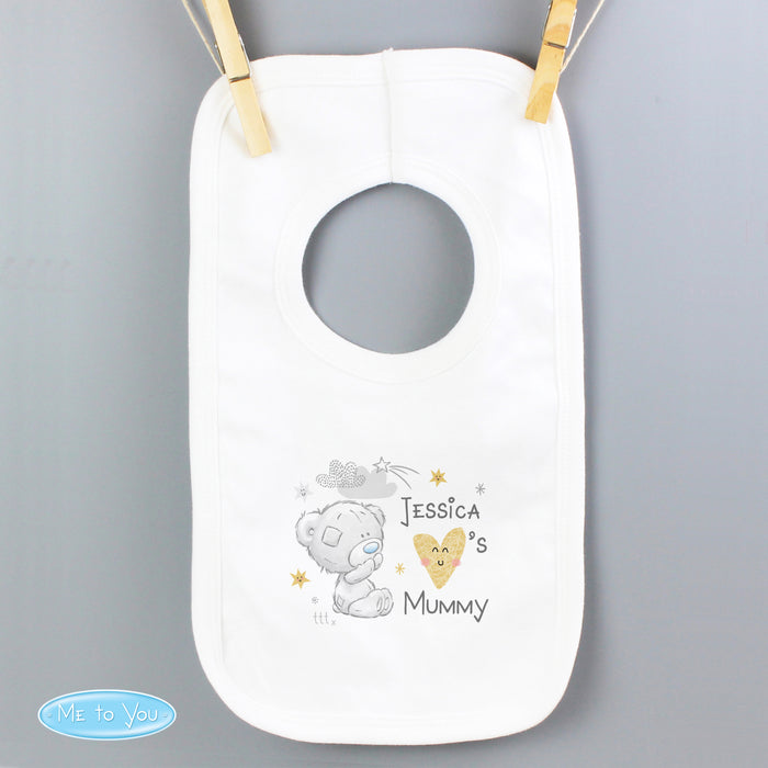 Personalised Tiny Tatty Teddy I Heart Baby Bib - The Gift Cabin UK