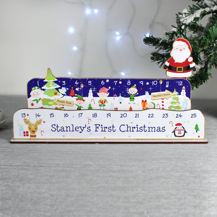 Personalised Make Your Own Santa Christmas Advent Countdown Kit