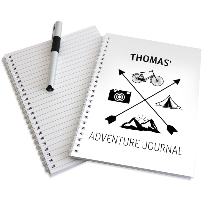 Personalised Adventure A5 Notebook