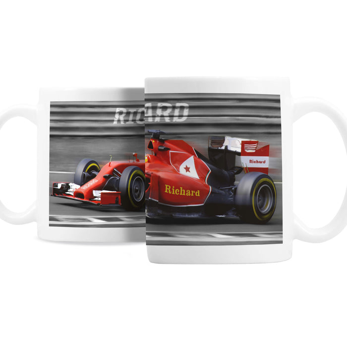 Personalised Formula 1 Mug - The Gift Cabin UK