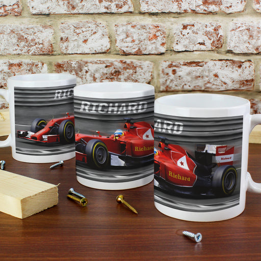 Personalised Formula 1 Mug - The Gift Cabin UK