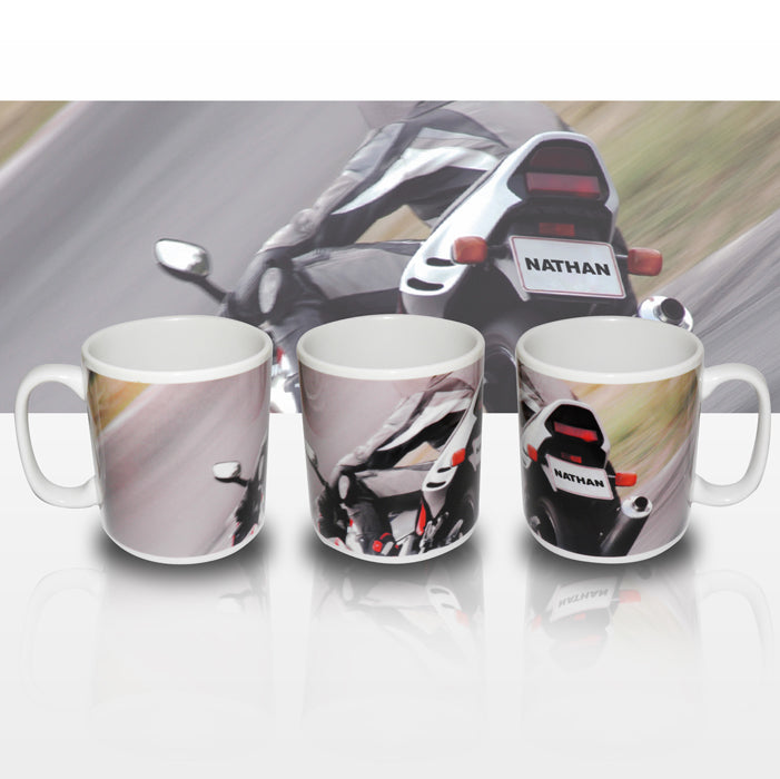 Personalised Motorbike Mug - The Gift Cabin UK