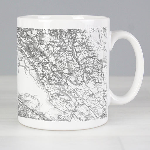 Personalised 1805 - 1874 Old Series Map Mug - The Gift Cabin UK