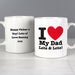 Personalised I HEART Mug - The Gift Cabin UK