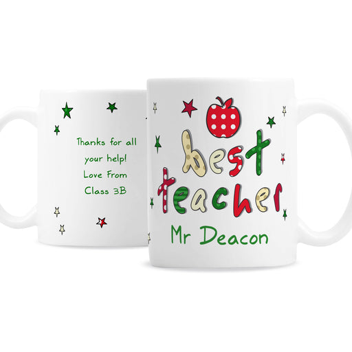 Personalised Teacher Mug - The Gift Cabin UK