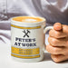 Personalised Man At Work Mug - The Gift Cabin UK