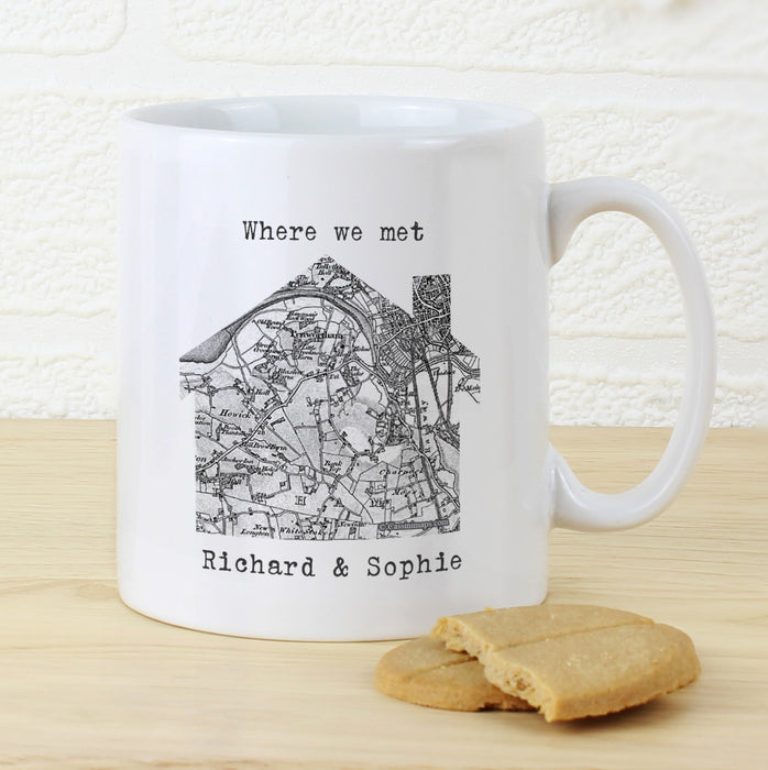 Personalised 1805 - 1874 Old Series Map Home Mug - The Gift Cabin UK