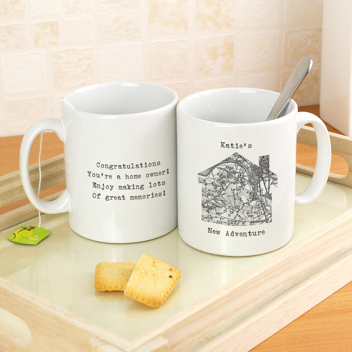 Personalised 1805 - 1874 Old Series Map Home Mug - The Gift Cabin UK