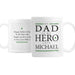 Personalised My Dad is My Hero Mug - The Gift Cabin UK