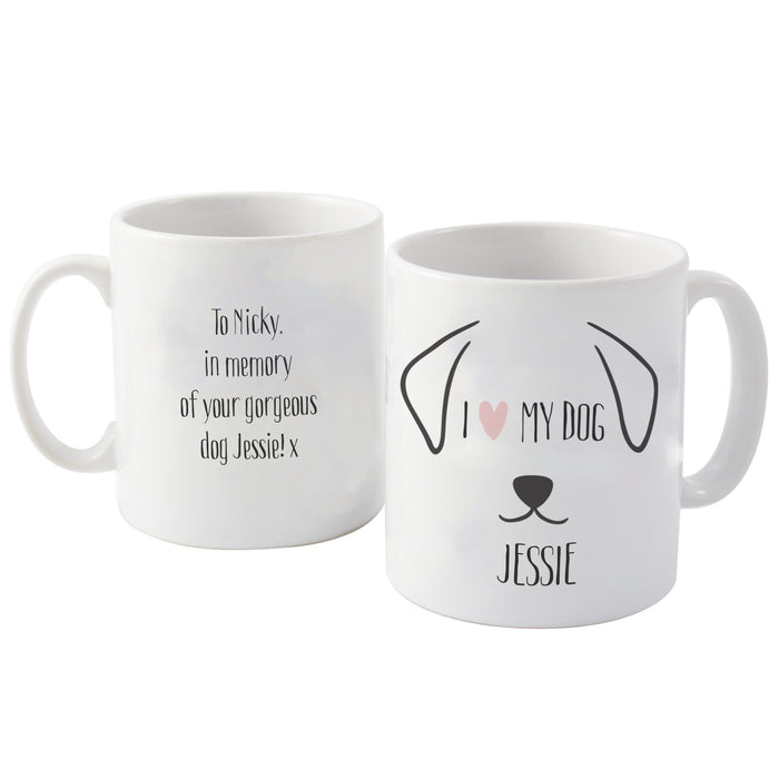 Personalised Dog Features Mug - The Gift Cabin UK