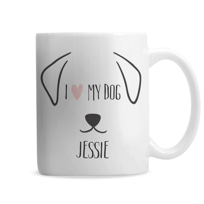 Personalised Dog Features Mug - The Gift Cabin UK