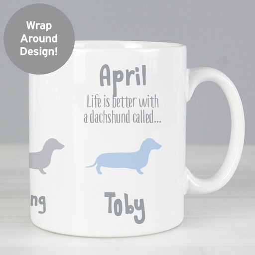 Personalised Dachshund Dog Breed Mug - The Gift Cabin UK