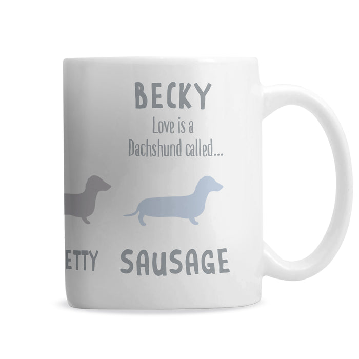 Personalised Dachshund Dog Breed Mug - The Gift Cabin UK