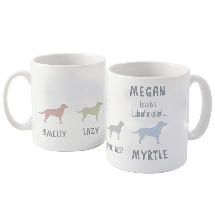 Personalised Labrador Dog Breed Mug - The Gift Cabin UK