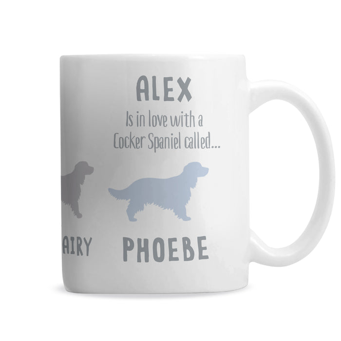 Personalised Cocker Spaniel Dog Breed Mug - The Gift Cabin UK