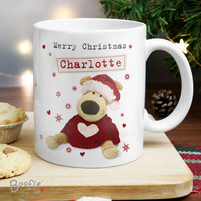 Personalised Boofle Christmas Love Mug - The Gift Cabin UK