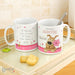 Personalised Boofle Flowers Mug - The Gift Cabin UK