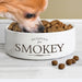 Personalised Reserved For 14cm Medium White Pet Bowl - The Gift Cabin UK