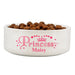 Personalised Princess 14cm Medium White Pet Bowl - The Gift Cabin UK