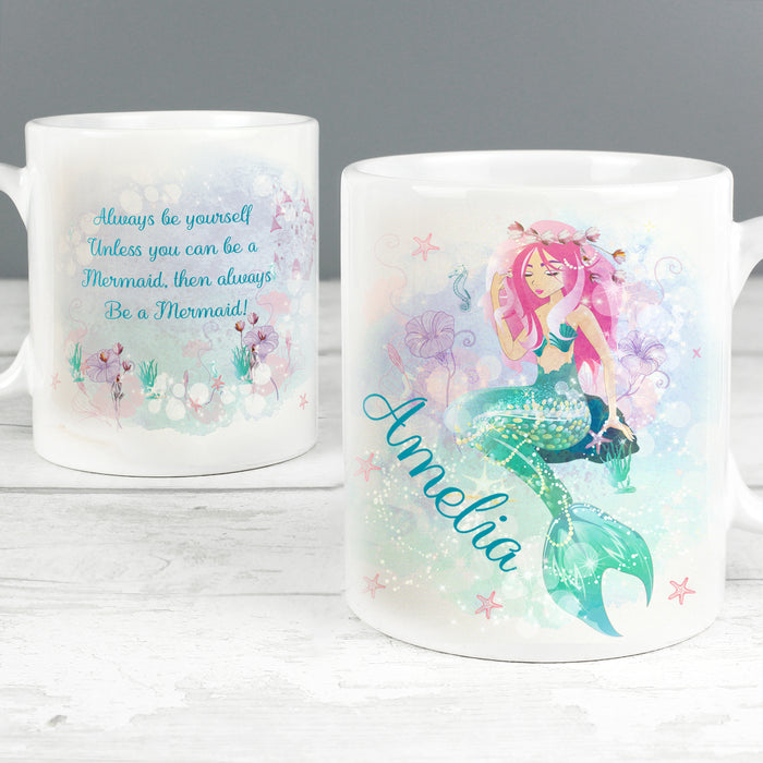 Personalised Mermaid Mug - The Gift Cabin UK