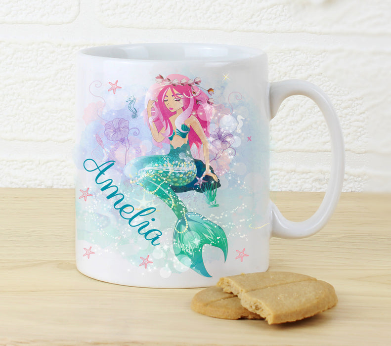 Personalised Mermaid Mug - The Gift Cabin UK