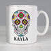 Personalised Sugar Skull Mug - The Gift Cabin UK