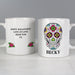 Personalised Sugar Skull Mug - The Gift Cabin UK