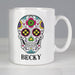 Personalised Sugar Skull Mug - The Gift Cabin UK