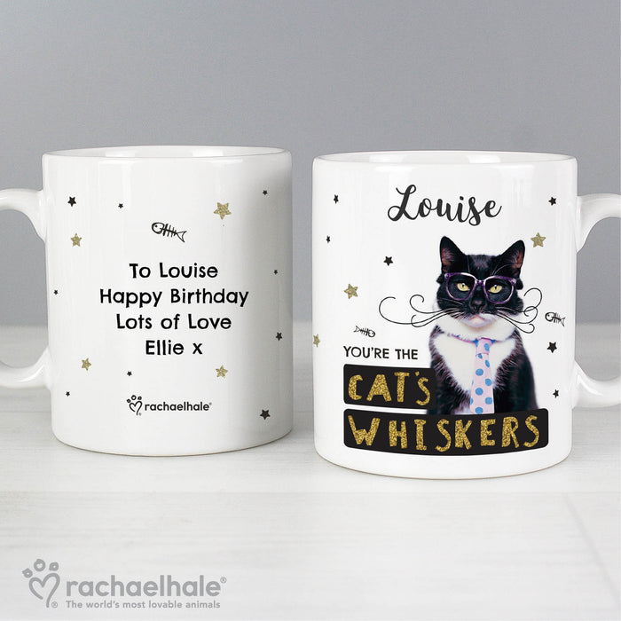 Personalised Rachael Hale 'You're the Cat's Whiskers' Mug - The Gift Cabin UK