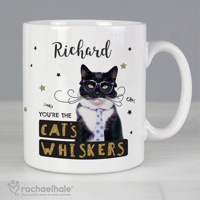 Personalised Rachael Hale 'You're the Cat's Whiskers' Mug - The Gift Cabin UK