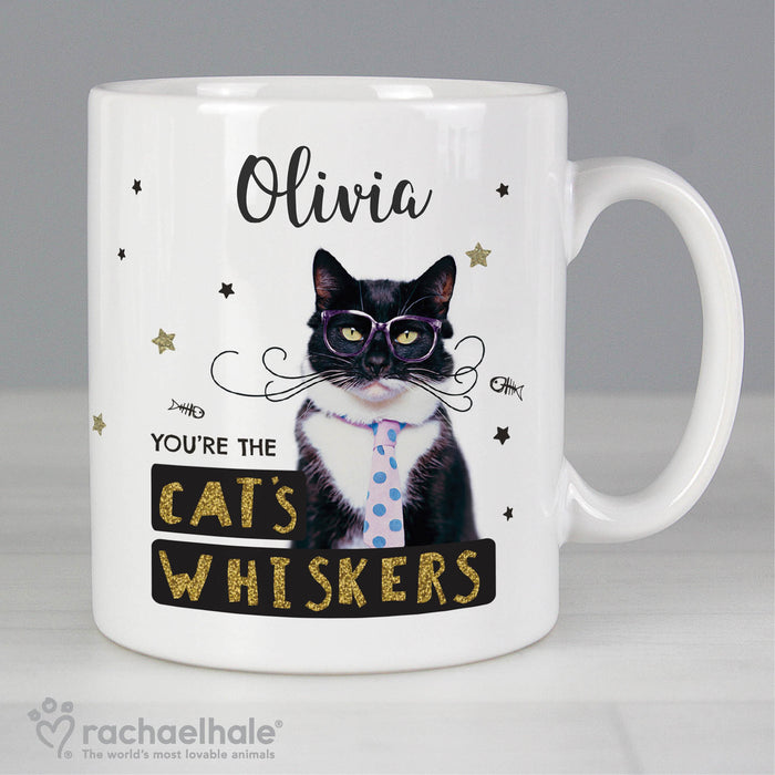 Personalised Rachael Hale 'You're the Cat's Whiskers' Mug - The Gift Cabin UK