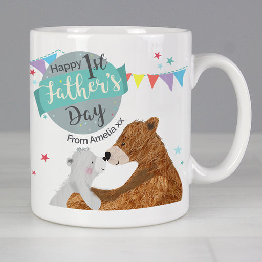 Personalised 1st Father's Day Daddy Bear Mug - The Gift Cabin UK