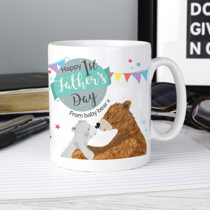 Personalised 1st Father's Day Daddy Bear Mug - The Gift Cabin UK