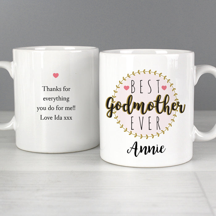 Personalised 'Best Godmother' Mug - The Gift Cabin UK