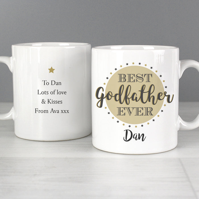 Personalised Best Godfather Mug - The Gift Cabin UK