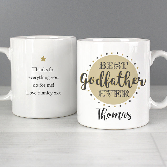 Personalised Best Godfather Mug - The Gift Cabin UK