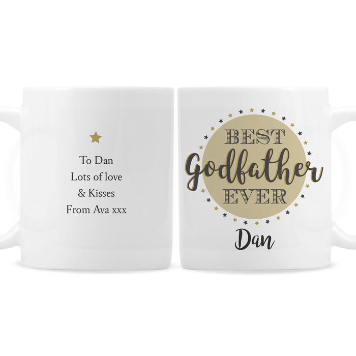 Personalised Best Godfather Mug - The Gift Cabin UK