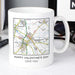 Personalised Present Day Map Compass Mug - The Gift Cabin UK