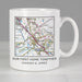 Personalised Present Day Map Compass Mug - The Gift Cabin UK