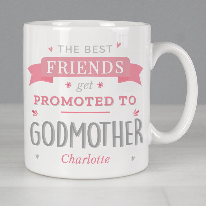 Personalised Pink Promoted To Mug - The Gift Cabin UK