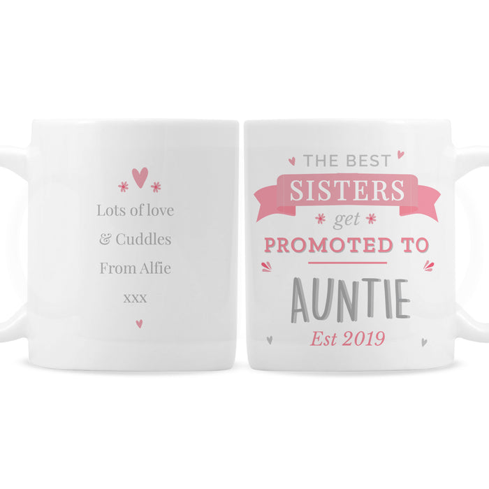 Personalised Pink Promoted To Mug - The Gift Cabin UK