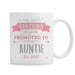 Personalised Pink Promoted To Mug - The Gift Cabin UK