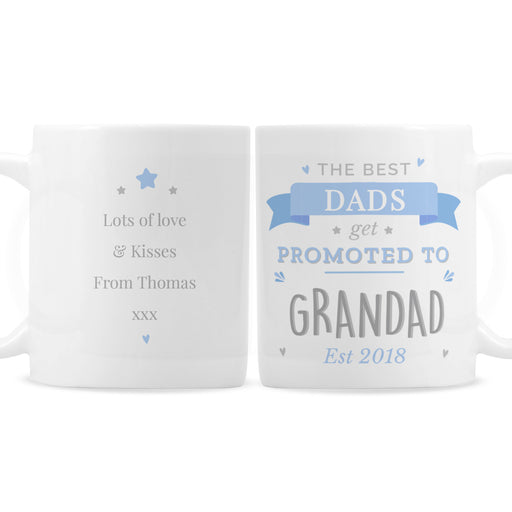 Personalised Blue Promoted to Mug - The Gift Cabin UK