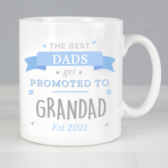 Personalised Blue Promoted to Mug - The Gift Cabin UK