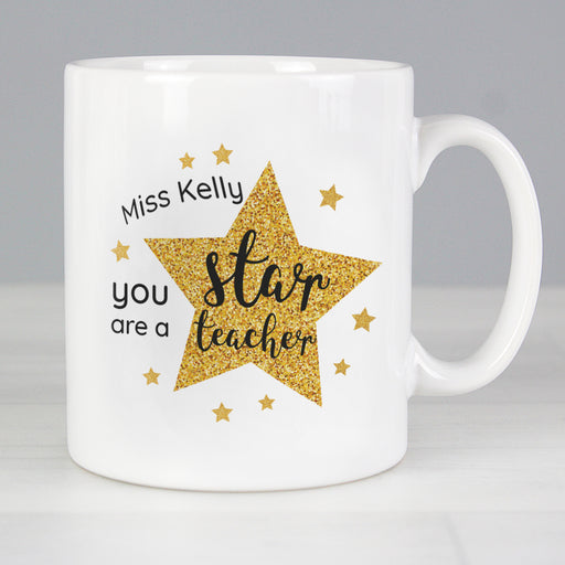 Personalised Star Teacher's Mug - The Gift Cabin UK