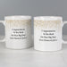 Personalised Gold Confetti Wedding Mug Set - The Gift Cabin UK