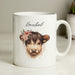 Personalised Highland Cow Mug - Girl - The Gift Cabin UK