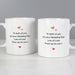 Personalised Confetti Hearts Wedding Mug Set - The Gift Cabin UK