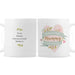 Personalised Floral Heart Mug - The Gift Cabin UK