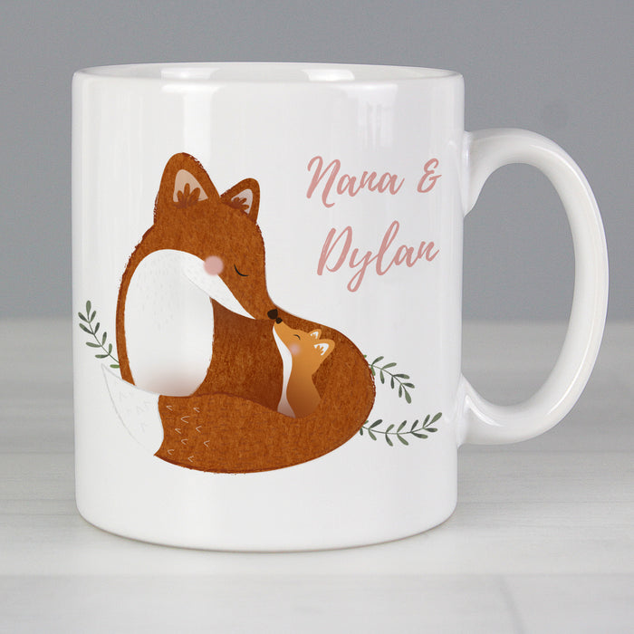 Personalised Mummy and Me Fox Mug - The Gift Cabin UK